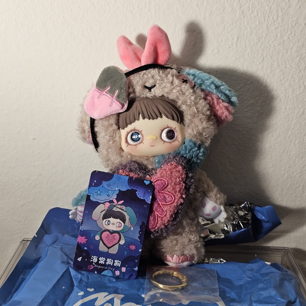 NWOB MayMei Symbiote Neverland Begonia Dog Vinyl Plush Pendant